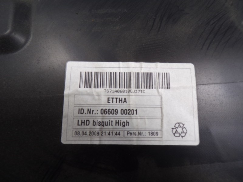 Recambio de guantera para ford mondeo ber. (ca2) 2.0 tdci cat referencia OEM IAM 1513844 7S71A06010CJ37TC 