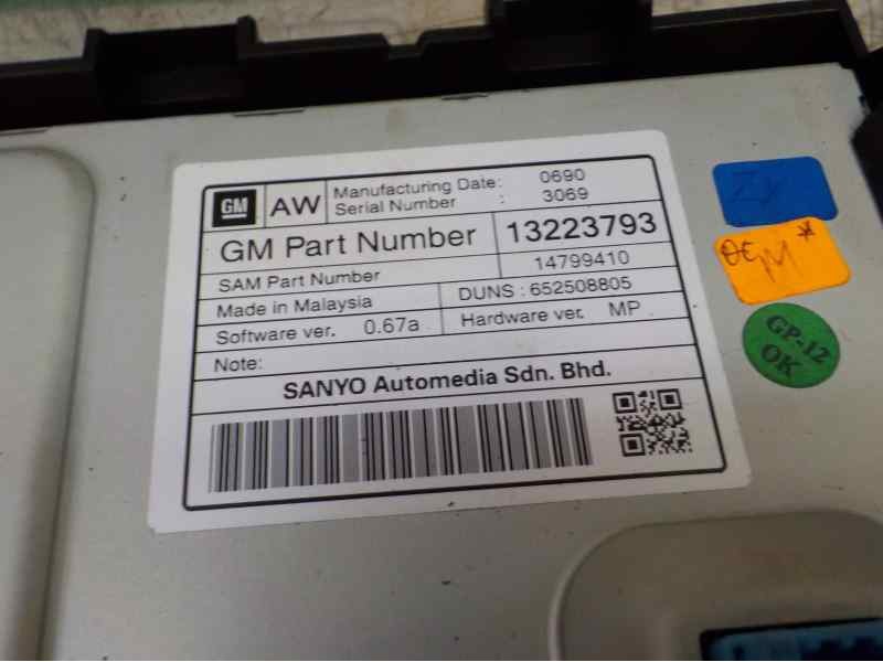 Recambio de sistema navegacion gps para opel astra j lim. cosmo referencia OEM IAM 13223793 13223793 