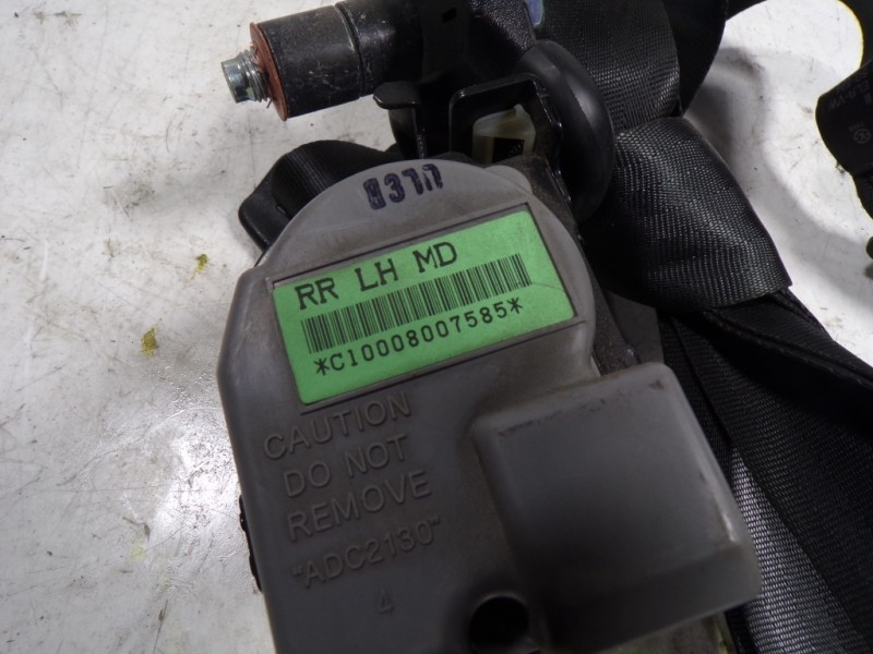 Recambio de cinturon seguridad trasero izquierdo para ssangyong actyon 2.0 td cat referencia OEM IAM  C10008007585 C10008007585