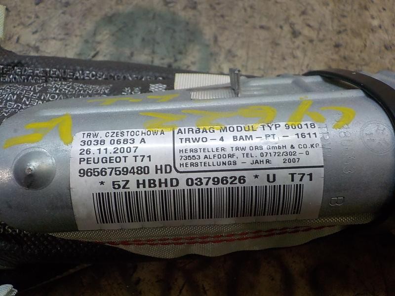 Recambio de airbag cortina delantero izquierdo para peugeot 308 sport referencia OEM IAM   