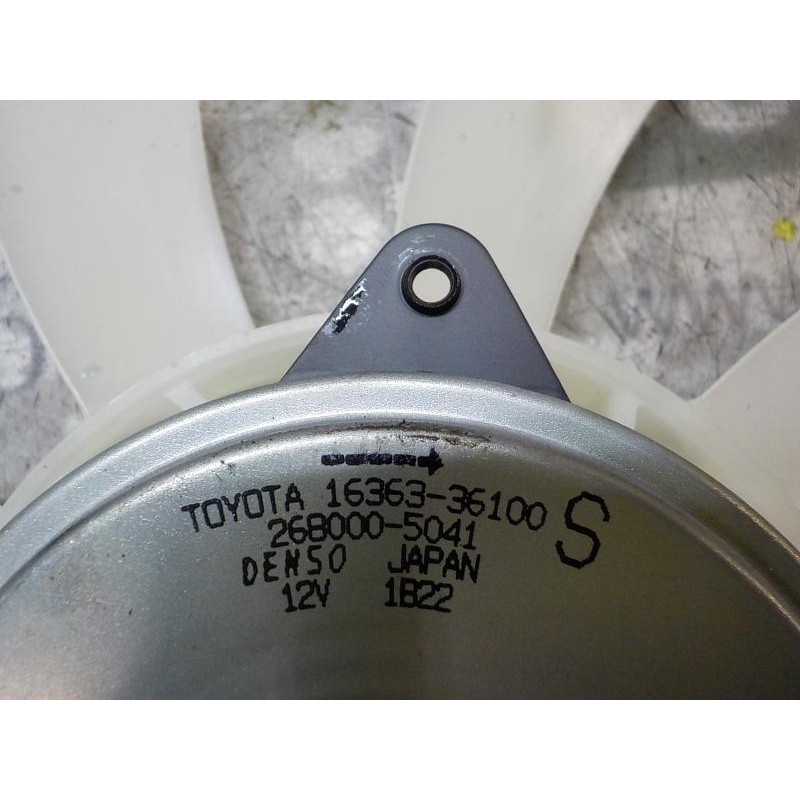 Recambio de electroventilador para toyota rav 4 2.0 d-4d cat referencia OEM IAM 1636136080 1636336100 2680005041
