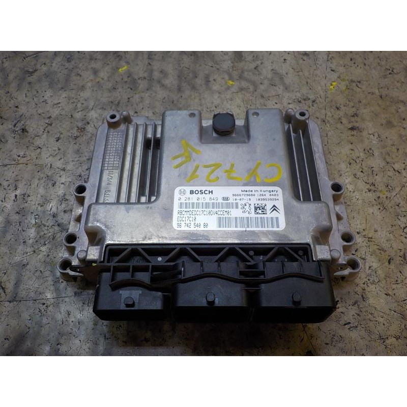 Recambio de centralita motor uce para peugeot 207 1.4 hdi referencia OEM IAM   