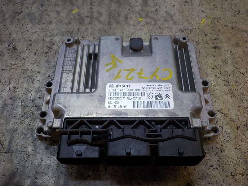 Recambio de centralita motor uce para peugeot 207 1.4 hdi referencia OEM IAM   
