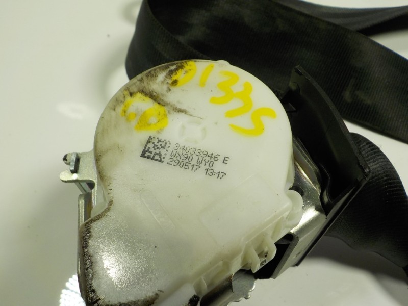 Recambio de cinturon seguridad trasero derecho para seat ibiza (6p1) 1.0 referencia OEM IAM 6J0857805ARAA 34033946E 34033946E