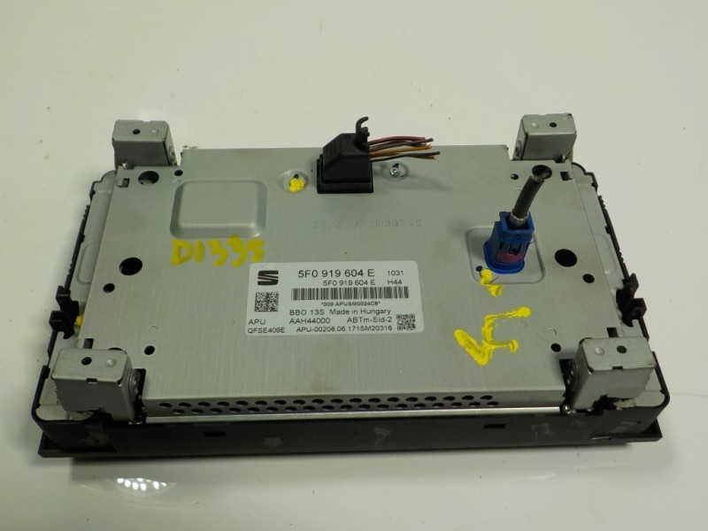 Recambio de pantalla multifuncion para seat ibiza (6p1) 1.0 referencia OEM IAM 5F0919604EBBO 5F0919604E 