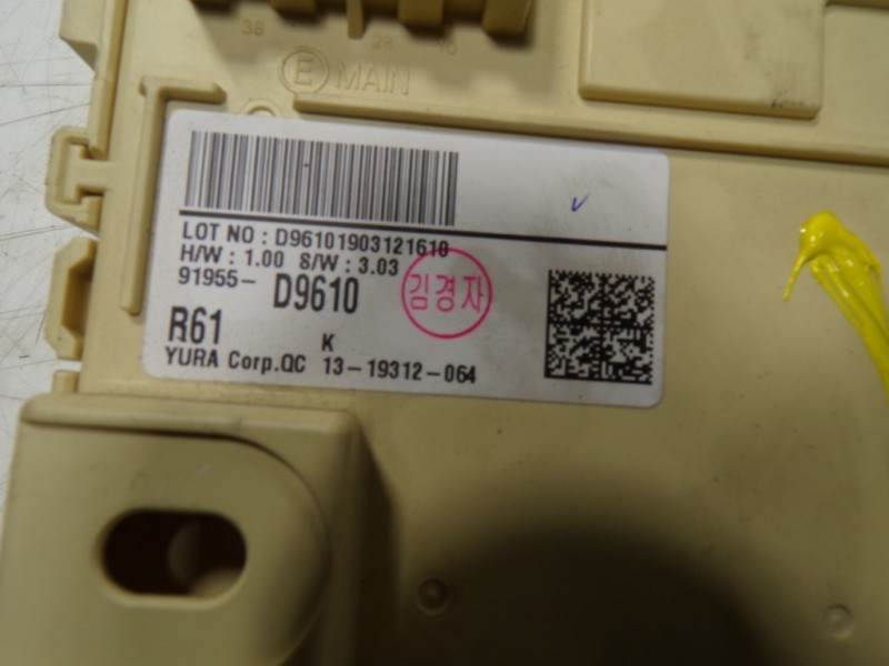 Recambio de caja reles / fusibles para kia sportage 1.6 cat referencia OEM IAM 91955D9610 91955D9610 