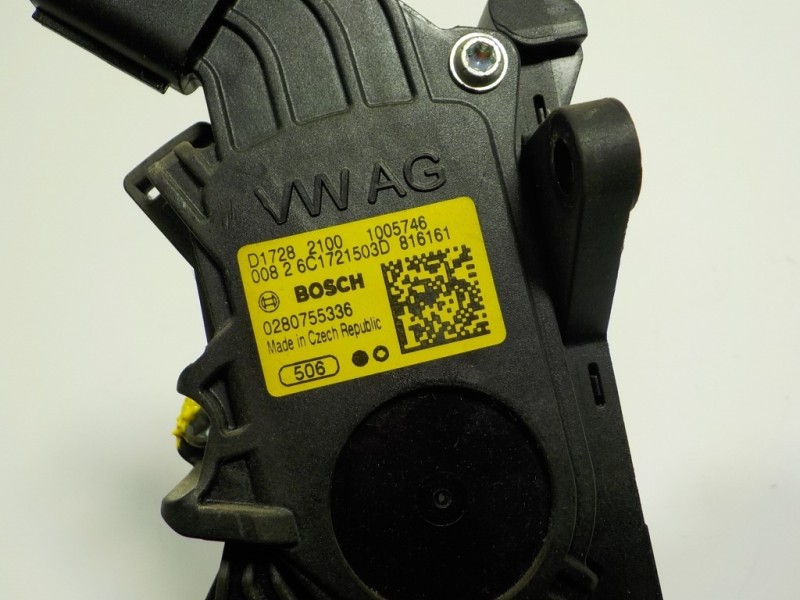 Recambio de potenciometro pedal para seat ibiza (6p1) 1.0 referencia OEM IAM 6C1721503D 6C1721503D 0280755336