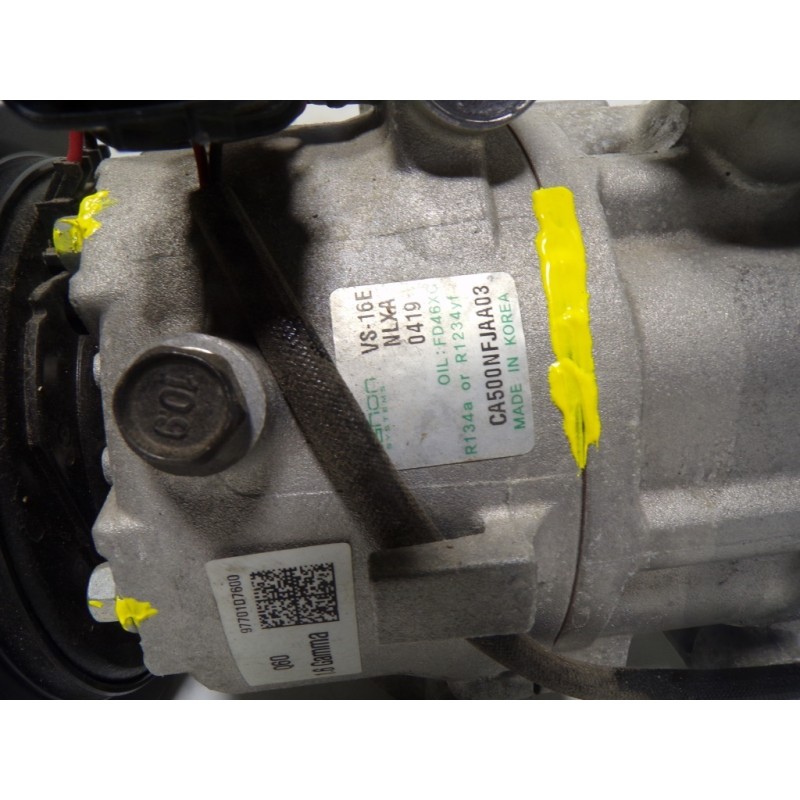 Recambio de compresor aire acondicionado para kia sportage 1.6 cat referencia OEM IAM 97701D7600 CA500NFJAA03 CA500NFJAA03
