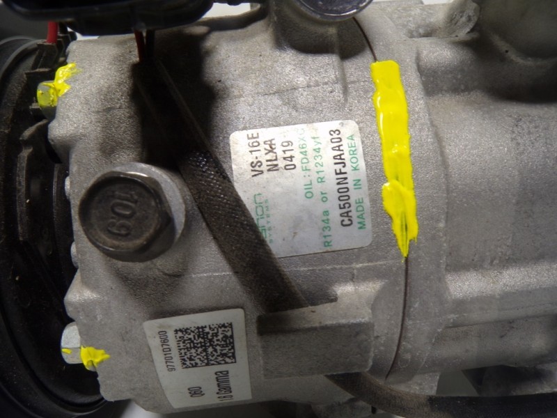 Recambio de compresor aire acondicionado para kia sportage 1.6 cat referencia OEM IAM 97701D7600 CA500NFJAA03 CA500NFJAA03