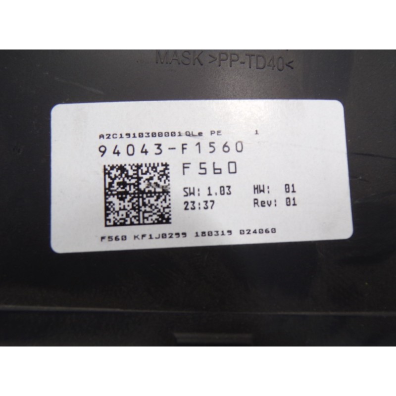 Recambio de cuadro instrumentos para kia sportage 1.6 cat referencia OEM IAM 94043F1560 94043F1560 A2C1910300001