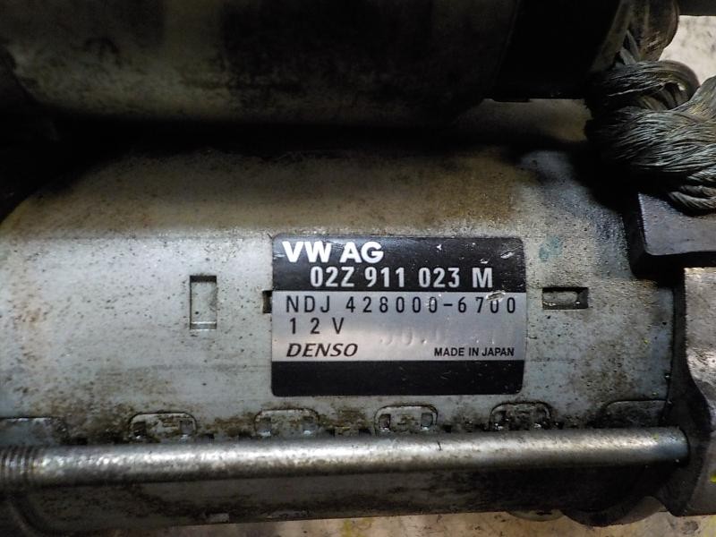 Recambio de motor arranque para seat ibiza (6j5) reference referencia OEM IAM 02Z911023MX 02Z911023M 