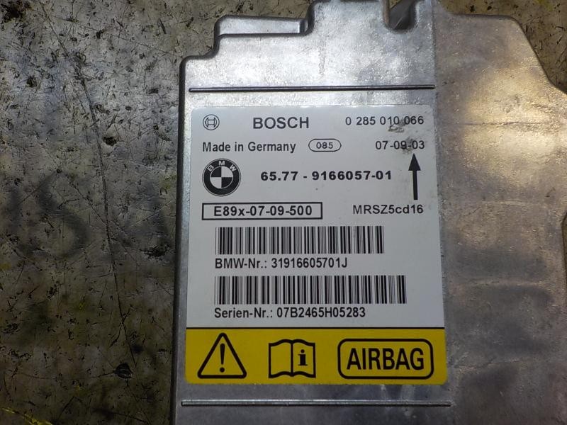 Recambio de centralita airbag para bmw serie 3 berlina (e90) 320d referencia OEM IAM 65779184432 65779166057 0285010066