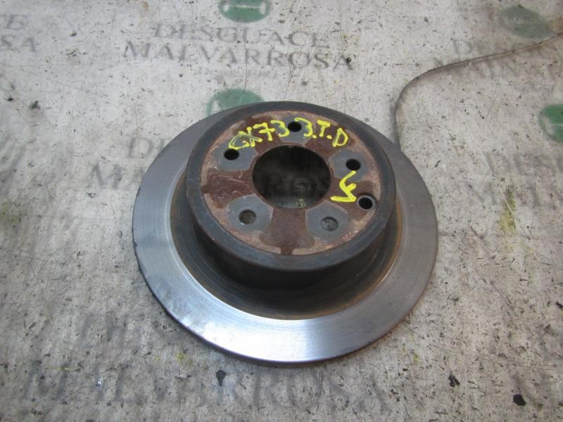 Recambio de disco freno trasero para nissan qashqai (j10) tekna referencia OEM IAM 43206JD00A  