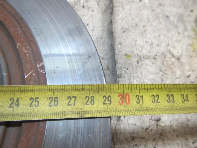 Recambio de disco freno trasero para nissan qashqai (j10) tekna referencia OEM IAM 43206JD00A  