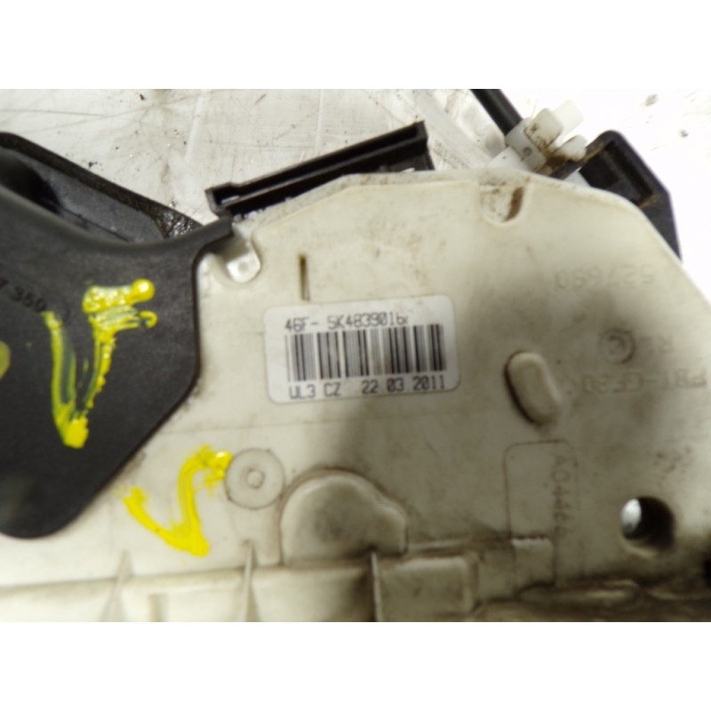 Recambio de cerradura puerta trasera derecha para volkswagen polo (6r1) 1.6 tdi dpf referencia OEM IAM 5K4839016F 5K4839016 