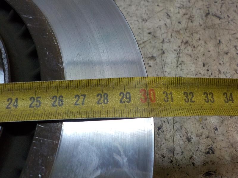 Recambio de disco freno trasero para bmw serie 3 berlina (e90) 320d referencia OEM IAM 34216855007  