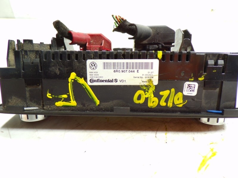 Recambio de mando climatizador para volkswagen polo (6r1) 1.6 tdi dpf referencia OEM IAM 6R0907044EWZU 6R0907044E 