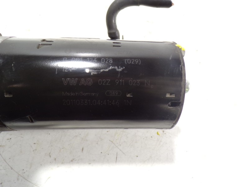 Recambio de motor arranque para volkswagen polo (6r1) 1.6 tdi dpf referencia OEM IAM 02Z911023NX 02Z911023N 
