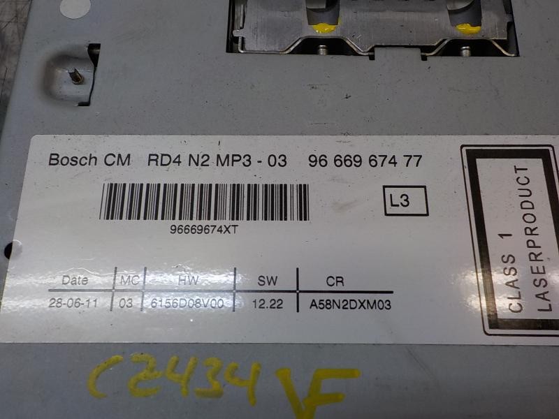 Recambio de sistema audio / radio cd para peugeot 3008 1.6 hdi fap referencia OEM IAM   