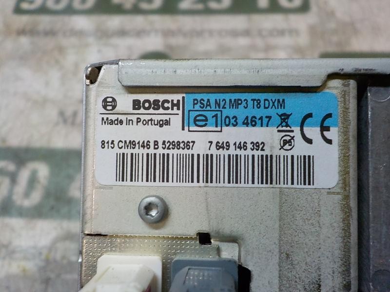 Recambio de sistema audio / radio cd para peugeot 3008 1.6 hdi fap referencia OEM IAM   