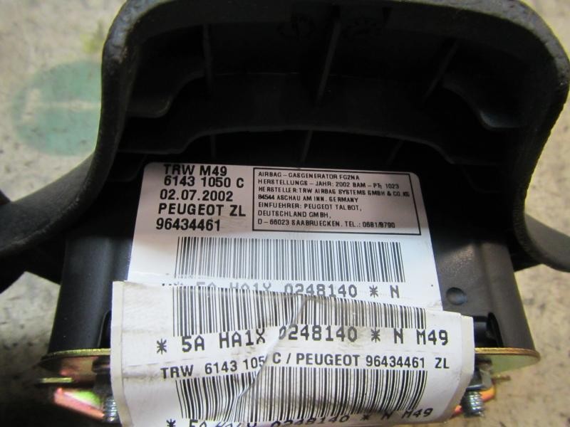 Recambio de airbag delantero izquierdo para peugeot partner (s1) 1.9 diesel referencia OEM IAM   