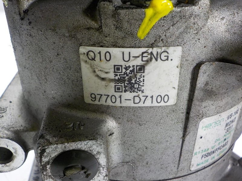 Recambio de compresor aire acondicionado para hyundai tucson 1.7 crdi cat referencia OEM IAM 97701D7100 97701D7100 