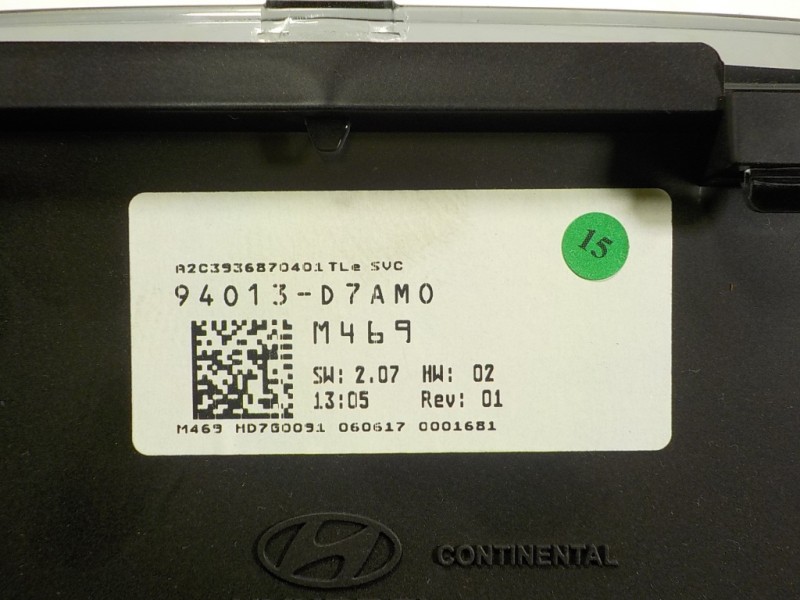 Recambio de cuadro instrumentos para hyundai tucson 1.7 crdi cat referencia OEM IAM 94013D7AM0 94013D7AM0 