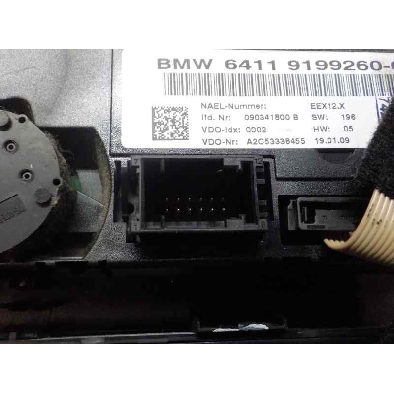 Recambio de mando climatizador para bmw serie 1 berlina (e81/e87) 118d referencia OEM IAM 64119199260 64119199260 A2C53338455
