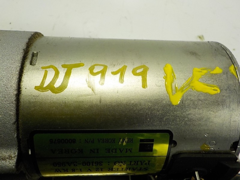 Recambio de motor arranque para hyundai tucson 1.7 crdi cat referencia OEM IAM 361002A950 361002A950 