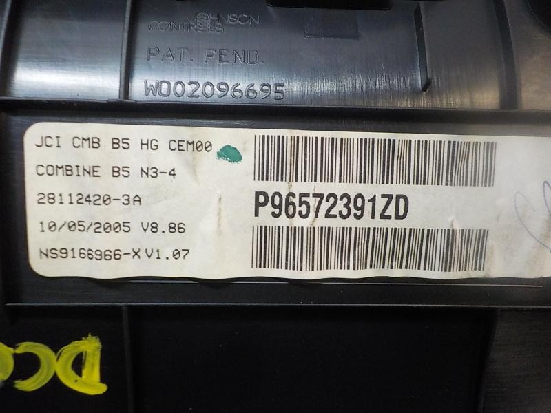 Recambio de cuadro instrumentos para citroën c4 coupe 1.6 hdi cat (9hy / dv6ted4) referencia OEM IAM   