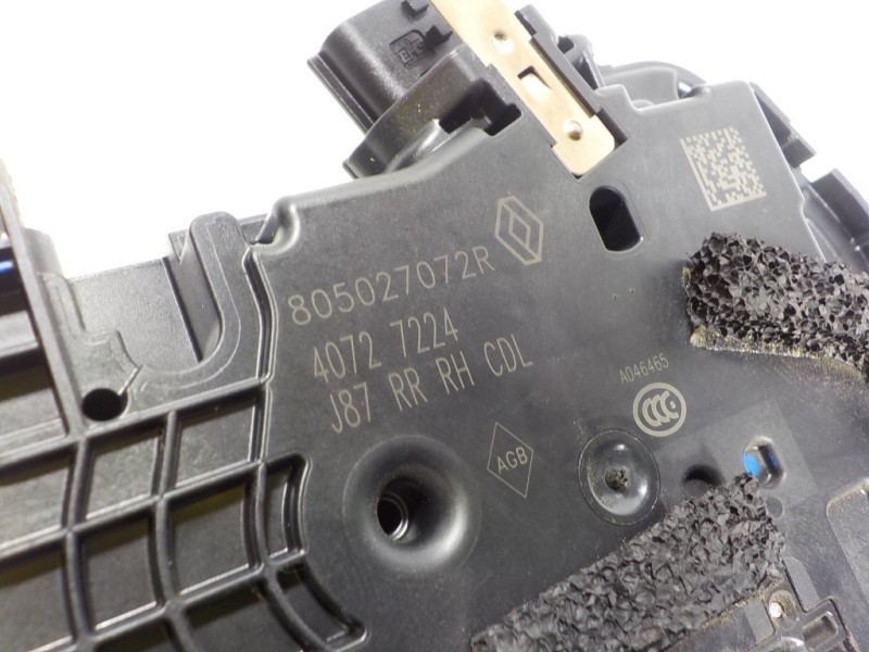 Recambio de cerradura puerta trasera derecha para renault captur 1.2 tce energy referencia OEM IAM 805027072R 805027072R 