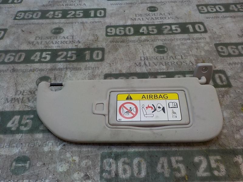 Recambio de parasol derecho para toyota aygo 1.0 cat referencia OEM IAM 047410H080B0  