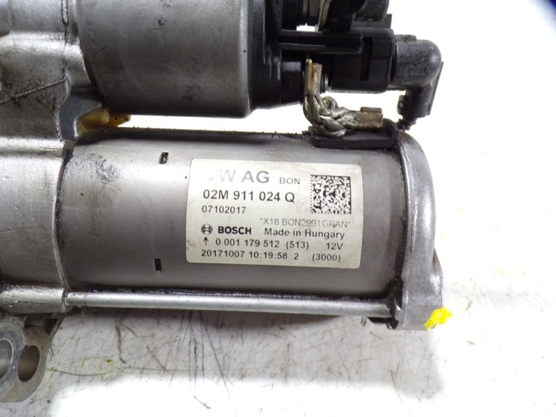 Recambio de motor arranque para seat arona 1.0 tsi referencia OEM IAM 02M911022F 02M911024Q 0001179512