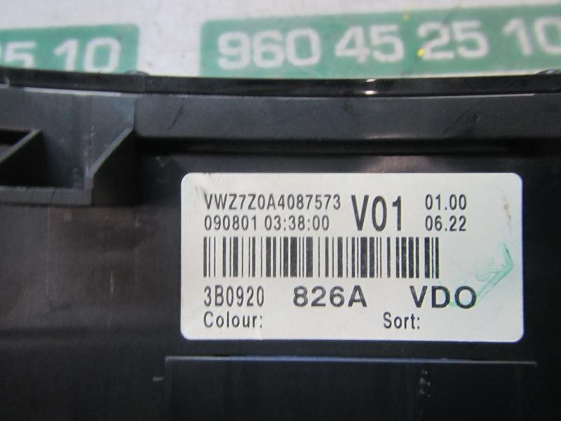 Recambio de cuadro instrumentos para volkswagen passat berlina (3b3) advance referencia OEM IAM   