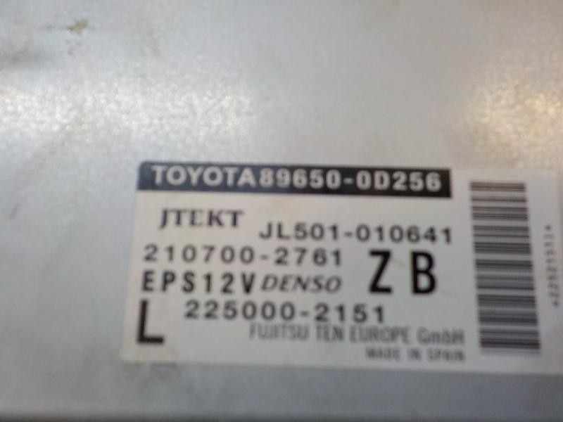 Recambio de modulo electronico para toyota yaris 1.0 cat referencia OEM IAM 896500D256 896500D256 2250002151