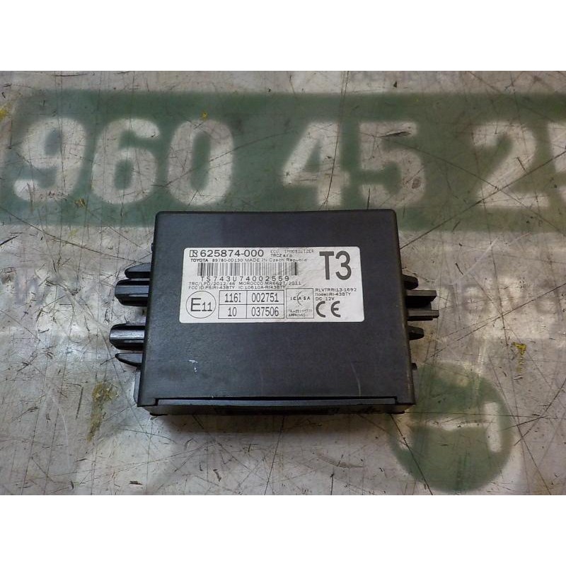 Recambio de modulo electronico para toyota yaris 1.0 cat referencia OEM IAM 897800D130 897800D130 625874000