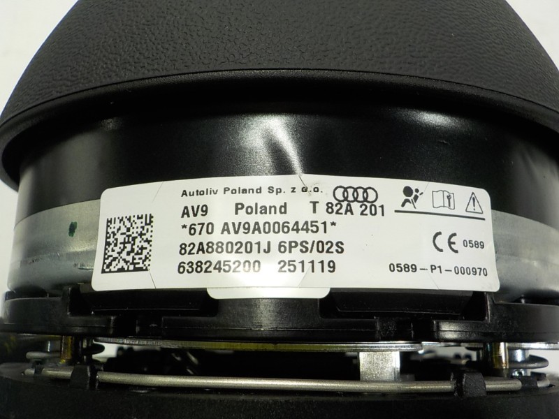 Recambio de airbag delantero izquierdo para audi a1 sportback (gba) 1.0 tfsi referencia OEM IAM  82A880201J 