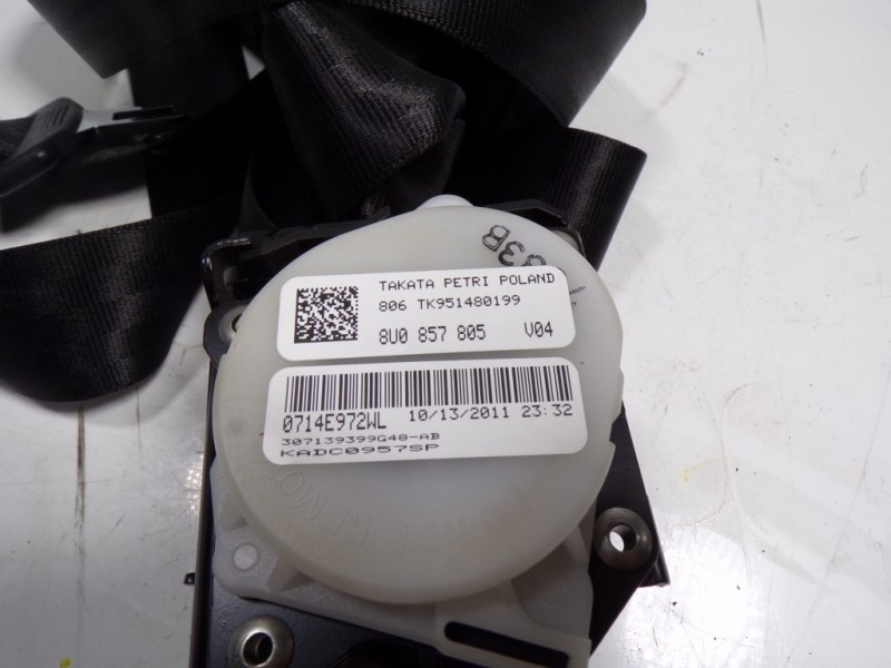 Recambio de cinturon seguridad trasero derecho para audi q3 (8u) 2.0 tdi referencia OEM IAM 8U0857805V04 8U0857805 0714E972WL