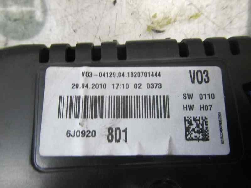 Recambio de cuadro instrumentos para seat ibiza sc (6j1) 1.6 16v referencia OEM IAM 6J0920801X 6J0920801 