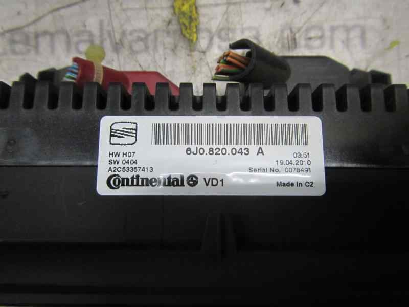 Recambio de mando climatizador para seat ibiza sc (6j1) 1.6 16v referencia OEM IAM 6J0820043ANEE 6J0820043A 