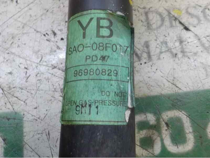 Recambio de amortiguador trasero izquierdo para chevrolet aveo 1.2 cat referencia OEM IAM   