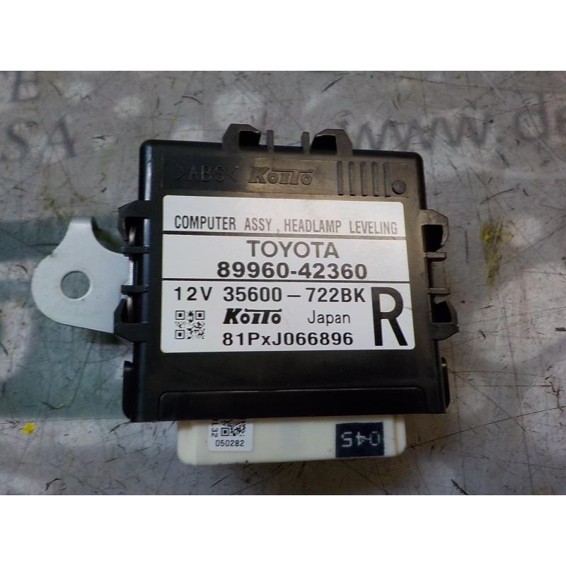 Recambio de modulo electronico para toyota rav 4 2.0 d-4d cat referencia OEM IAM  8996042360 