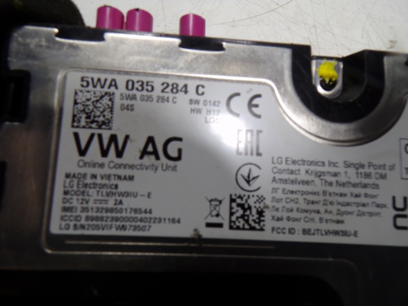 Recambio de modulo electronico para seat leon sportstourer (kl8) style referencia OEM IAM 5WA035284C 5WA035284C 