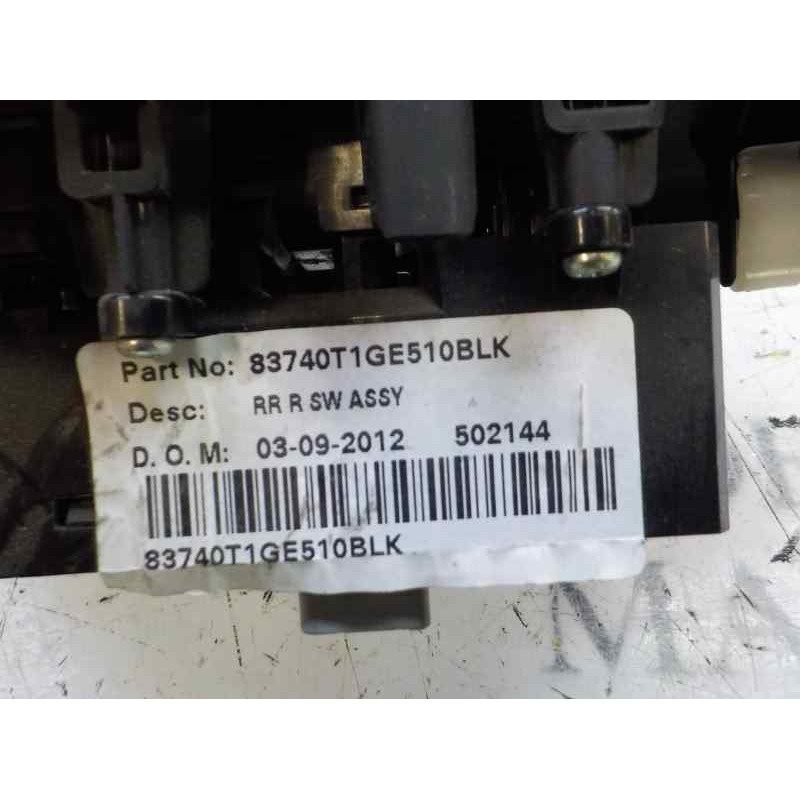 Recambio de mando elevalunas trasero derecho para honda cr-v 2.2 dtec cat referencia OEM IAM 35770T1GG01 83740T1GE510BLK 