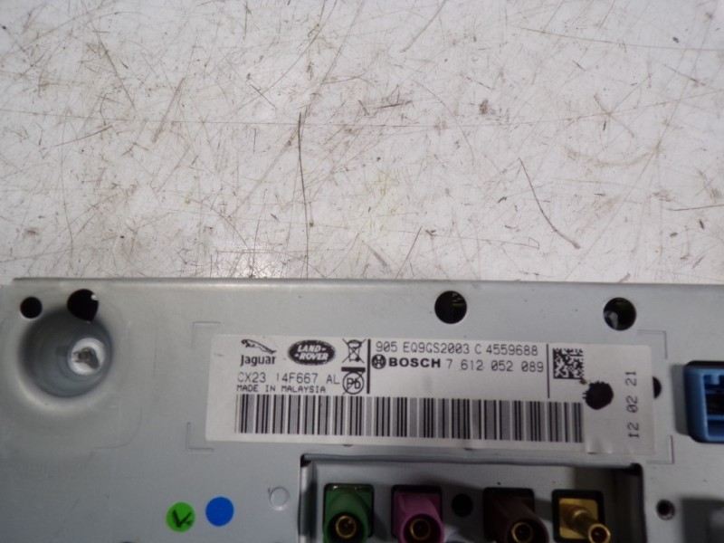 Recambio de pantalla multifuncion para jaguar xf 2.2 diesel cat referencia OEM IAM C2Z23074 CX2314F66TAL 7612052089
