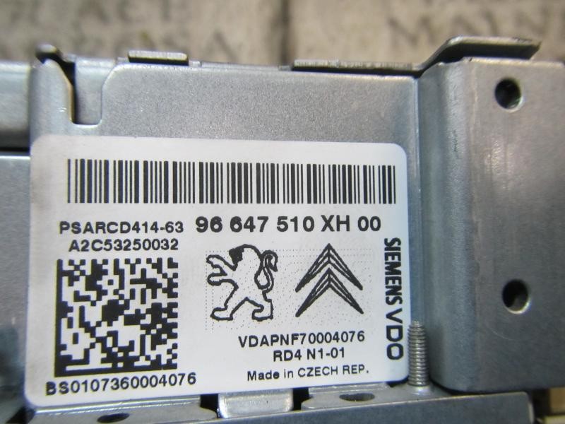 Recambio de sistema audio / radio cd para peugeot 308 sport referencia OEM IAM 6564ZV 96647510XH00 