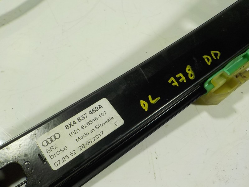 Recambio de elevalunas delantero derecho para audi a1 (8xk) 1.0 tfsi referencia OEM IAM 8X4837462A 8X4837462A 