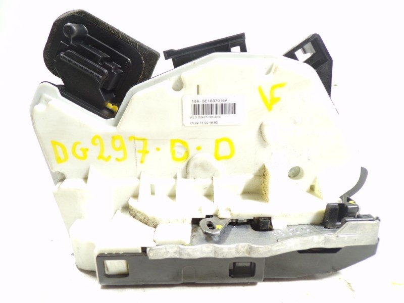 Recambio de cerradura puerta delantera derecha para skoda yeti 1.2 tsi referencia OEM IAM 5K1837016C 5E1837016A 