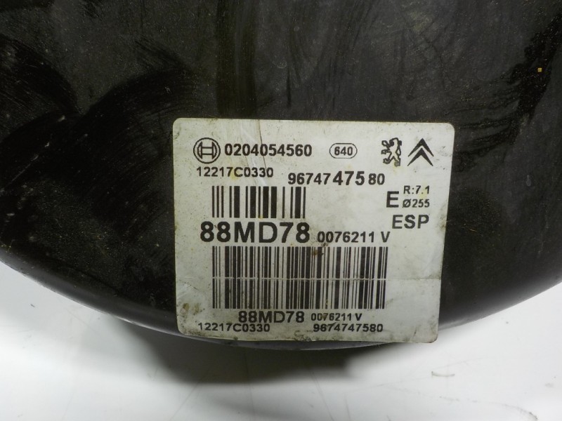 Recambio de servofreno para citroën c4 lim. 1.6 hdi fap referencia OEM IAM 4535ER 9674747580 0204054560