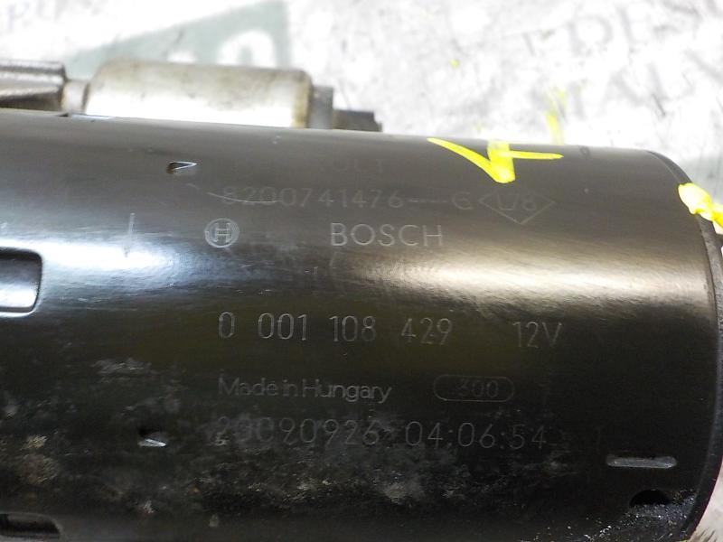 Recambio de motor arranque para renault scenic iii grand family edition referencia OEM IAM 8200741476 8200741476 0001108429